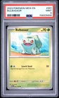 2023 POKEMON MEW EN-151 #001 BULBASAUR PSA 9