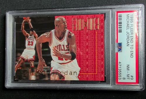 Michael Jordan #9 1995 Fleer End 2 End card