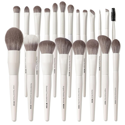 20 Pcs Pro Grade Makeup Brushes Set with Dense Ultra Soft Vegan Bristle,Elegant