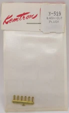 Kemtron X-519 Vintage Brass Wash-Out Plugs (6 plugs)