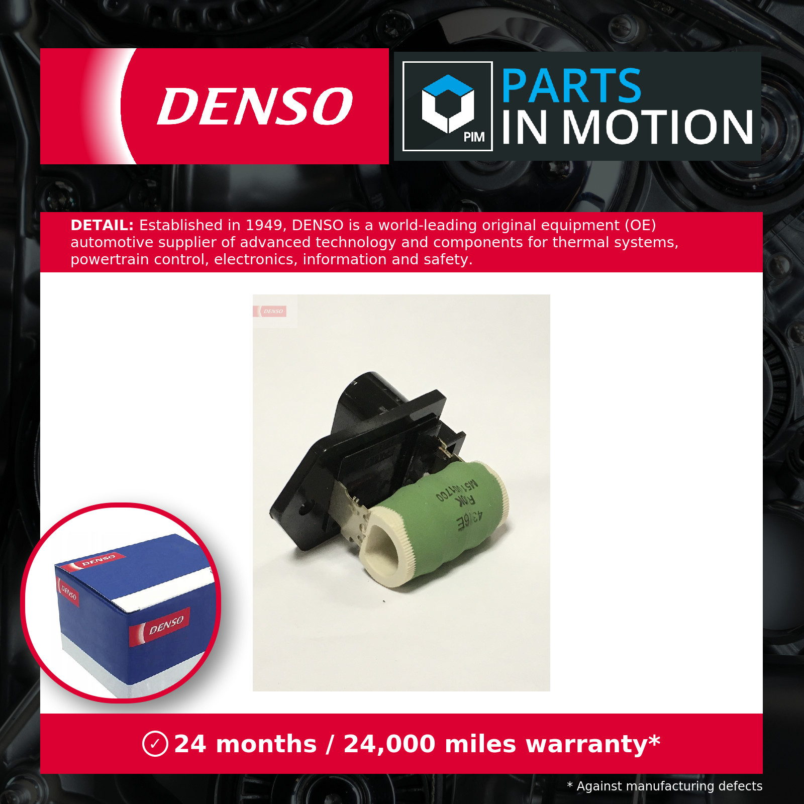 2x ✅Fits DENSO DRS09019 Series Resistor, electric motor (radiator fa ⭐UK Seller⭐ - Image 26