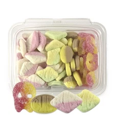 Authentic Swedish BUBS Candy – 1 lb Tub | 4-Flavor Variety Mix: Banana Toffee, S