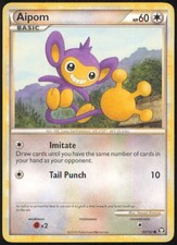 AIPOM 55/102 COMMON HGSS TRIUMPHANT POKEMON LIGHTLY PLAYED