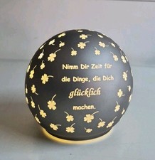 Deko - Kugel Lampe, formano, Spruch, Timer, Geschenk, Licht, Dekoration, Neu 🍀