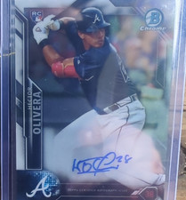 2016 Topps Bowman Chrome Rookie Autographs Hector Olivera Braves #CRA-HO