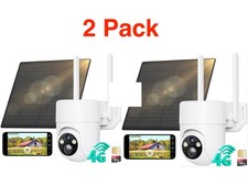 2 LIWAN Solar 4G LTE Cellular Security Camera Outdoor Wireless for Home Security