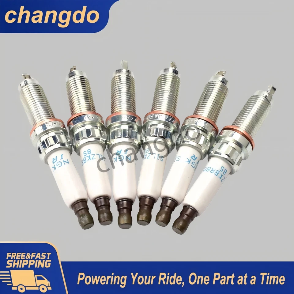 6Pcs NGK 97506 Laser Iridium Spark Plugs For BMW SILZKBR8D8S E84 E89 F06 F06N US - Image 3 of 4