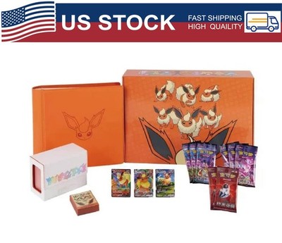 New Sealed Pokemon TCG S-Chinese 2024 Eevee GX Gift Box Flareon Box Exclusive