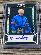 Marv Levy 2024 Leaf Metal Collective Press Pass Auto Black Shimmer PPA-ML1 5/6