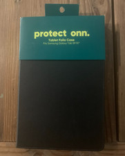 Protect Onn. Tablet Folio Case-Samsung Galaxy Tab S9 FE Black
