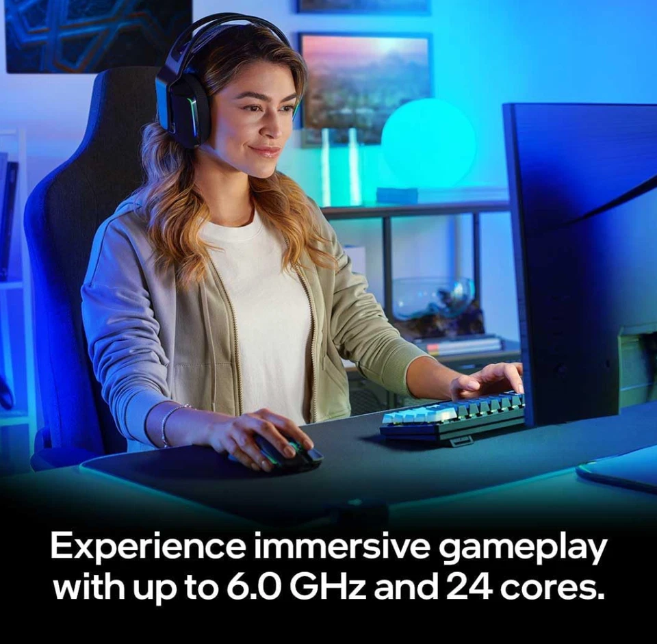 Intel Core i5-14400F 10-Core 4.7 GHz LGA 1700 PCIe 5.0 DDR5 Gaming NEW ORIGINAL BOX - Image 3 of 4