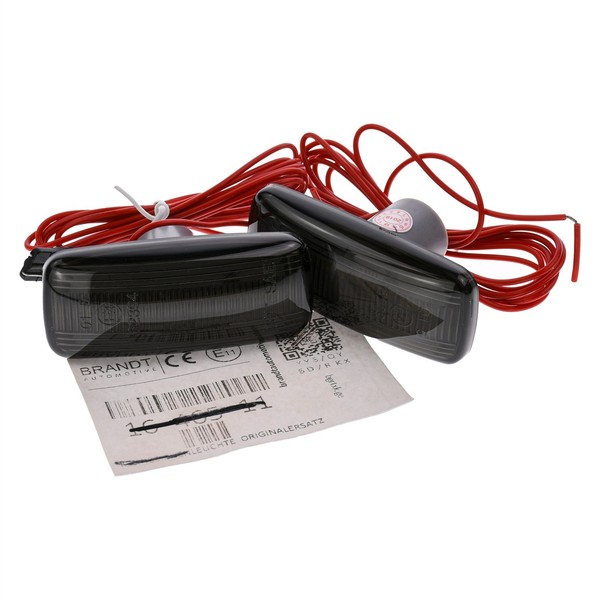Seiten Blinker Blinkleuchten LED Schwarz FüR Chrysler 200 II UF Sebring III JS-image