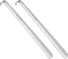 Long Handle Metal Shoe Horn - Stainless Shoehorn for Shoes