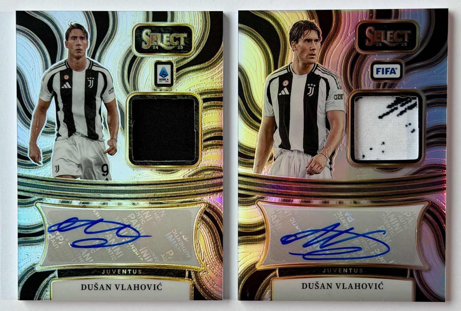 Carte Panini Footballeurs 2018-19 #165 Dusan Vlahovic RC - Notée PSA 9, Comme Neuve