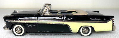 Buby 1956 DeSoto Firelite Convertible Black 1:43 Scale Inv. #3353