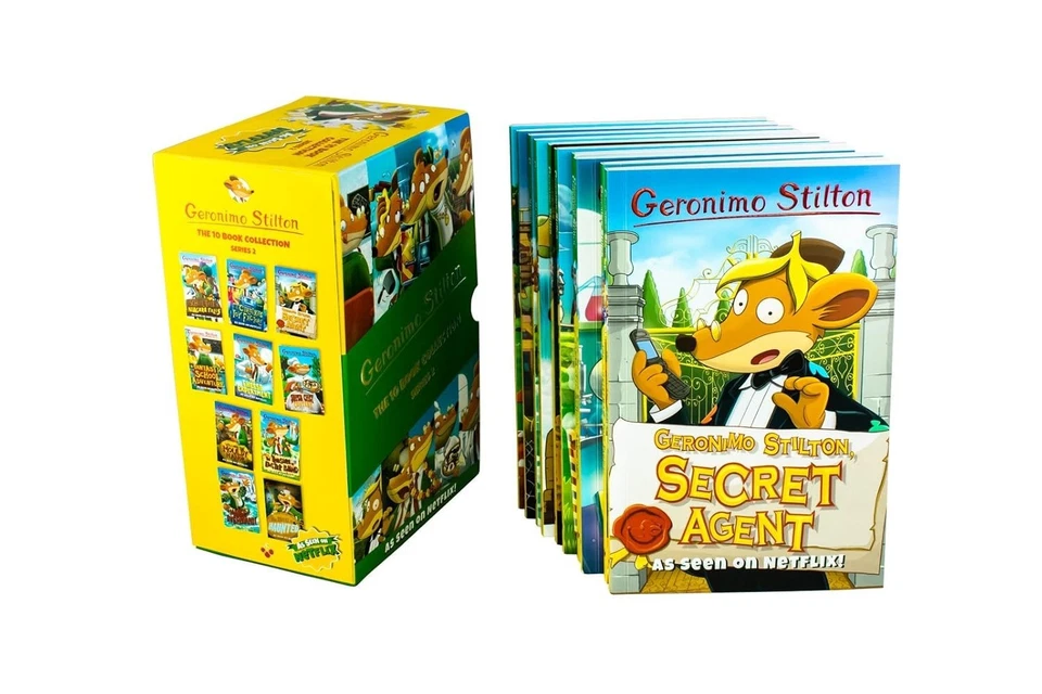 Geronimo Stilton 10 Books Collection (Series 2) Box Set - Ages 5-7- Paperback - Image 2 of 4