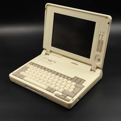 Compaq LTE Elite 4/75C Vintage Computer - Nicht Funktionstüchtig