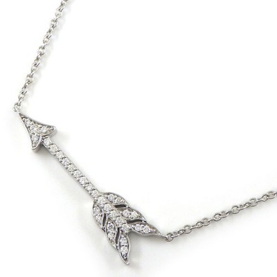 Tiffany & Co. Halskette Pfeilmotiv Diamant PT950 Platin