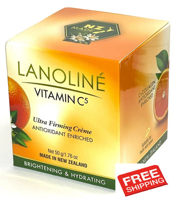 Lanoline Vitamin C5 + Collagen Ultra Firming Cream - Antioxidant Enriched