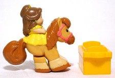 Little People Disney Princess Klip Klop Belle Beauty Beast Trough