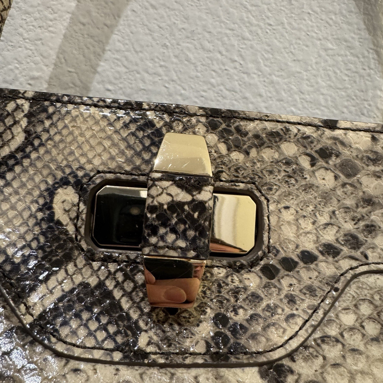 Tory Burch Women Bag Snake Pattern Python Shoulde… - image 5