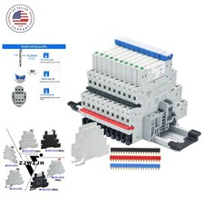 10Pcs 5 Volt Relay Miniature Power Relay 5V DC 6Amp SPDT with LED Indicator S...