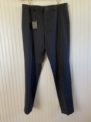 Men s Lafaurie. Condorcet Slim Straight Dress Pants Micro Stripe Mens 36 France