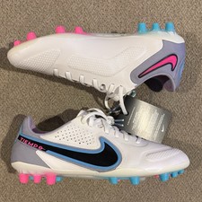 Nike Tiempo Legend 9 Elite AG Pro P Soccer Cleats White Mens Size 11 FD0270-146