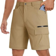 Men s Quick Dry Hiking Shorts Cargo Lightweight Summer Travel Outdoor Shorts