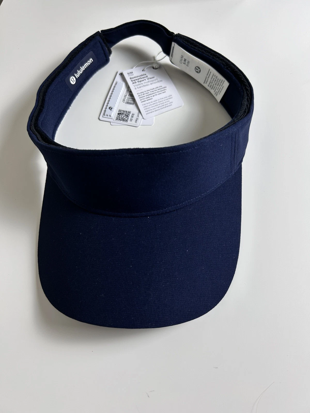 🧢 NWT Lululemon Removable Sweatband All Sport Visor - TRNV - Size S/M