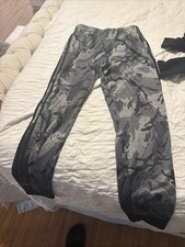 Adidas Pants Boys XL Gray Black Tiro 19 Camo Track Training Activewear Athletic