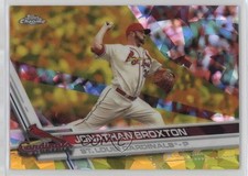 2017 Topps Chrome Sapphire Edition Gold Refractor 4/5 Jonathan Broxton #613 6va