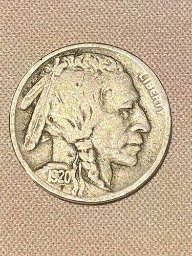 1920 P Buffalo Nickel Very Good - Fine