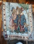 Boyds Bears "The Secret: Just Between Us"  50"x70" Tapestry Afghan Throw  — photo 2