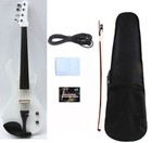 4 String Electric Violin 4/4 Big Jack Solid Wood Ebony fittings Violin with Case