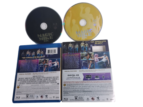 Magic Mike XXL (Blu-Ray, DVD, 2015) W/ Slipcover - Picture 2 of 3