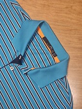 RLX Ralph Lauren Performance Golf Polo Shirt Men's Medium Wicking Stretch