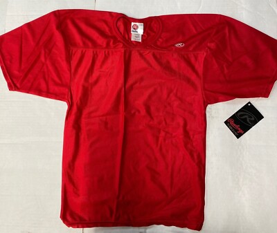 Rawlings YFJ65F Scarlet Football Jersey Youth