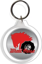 Wheel Horse Farm Garden Tractor  Logo Keychain Keyring yard lawn mower