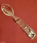 Vintage Crystal Glass Anchor Hocking Wexford Serving Spoon 10"