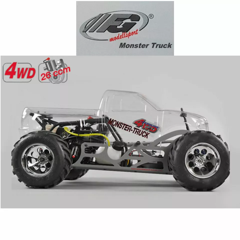 FG Modellsport 1:6 Monster Truck WB535 4WD 26ccm³ gelb - Bild 2 von 4