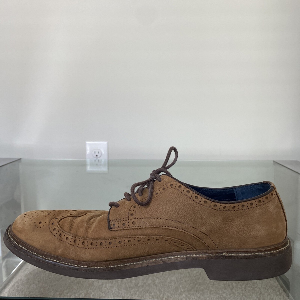Cole Haan Shoes Mens Brown Wingtip Oxford British Dress  display picture 2