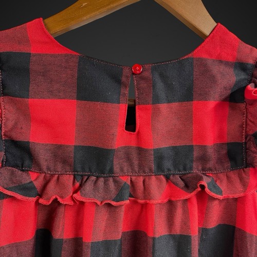 Minnie Mouse Nightgown Disney Store Red Black Plaid NWT Girls 9/10 - Picture 5 of 7