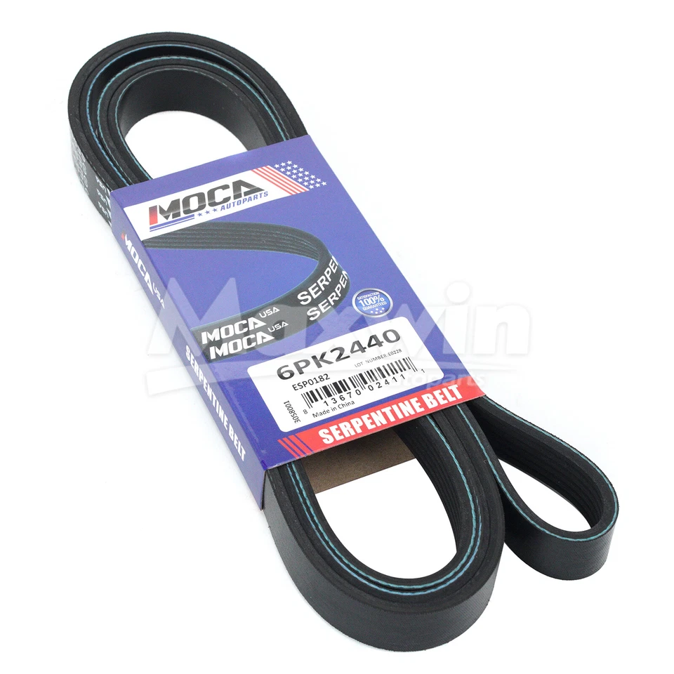 Kit de componentes de correa serpentina 90K38103A para Chevrolet Express Suburban K1500 GMC Foto 4 de 4