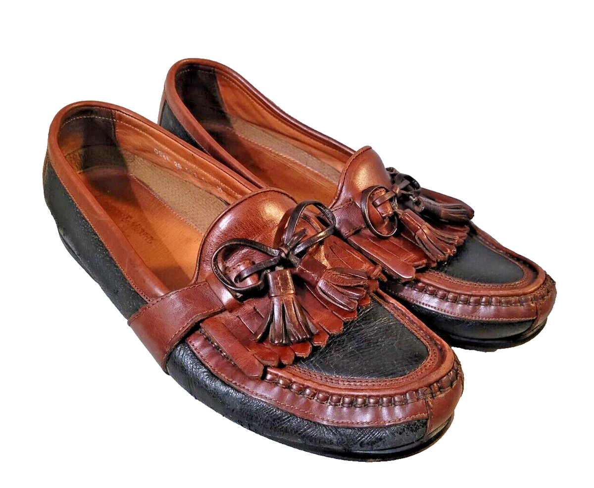 Johnston and Murphy 12 Mens Aragon II Two Tone Kiltie Tassel