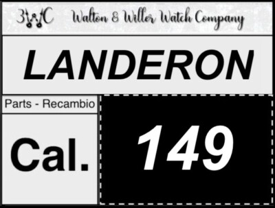 1 pc LANDERON 149 original parts vintage GENUINE manual movement New NOS 3WC