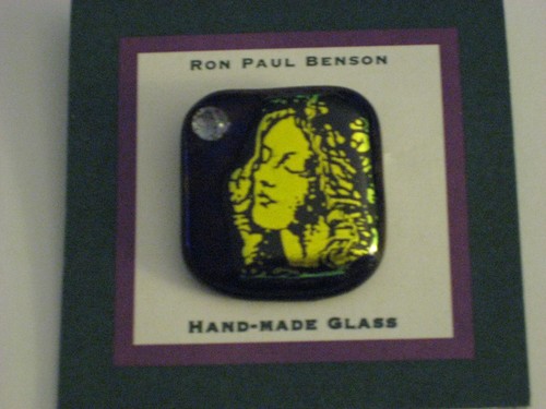 Handcrafted  WOMAN  Brooch / Pin by Ron Paul Benson