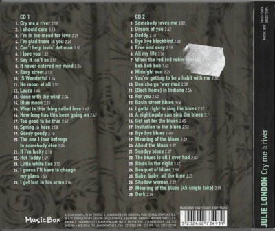 CD Jazz Julie London Cry Me A River 2xCD, Album, Comp, Promo 2009