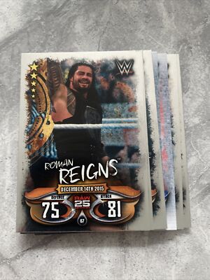 Raw Wrestling Slam Attack Trading Cards (10er Pack)