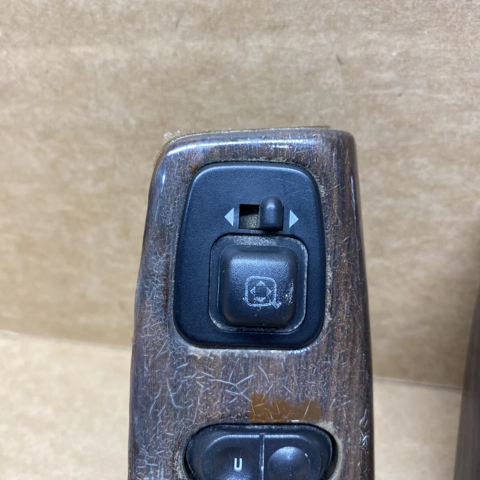 Juego de interruptores de espejo de bloqueo de ventana eléctrica Ford Van Econoline E250 1997-2000 grano de madera Foto 2 de 4